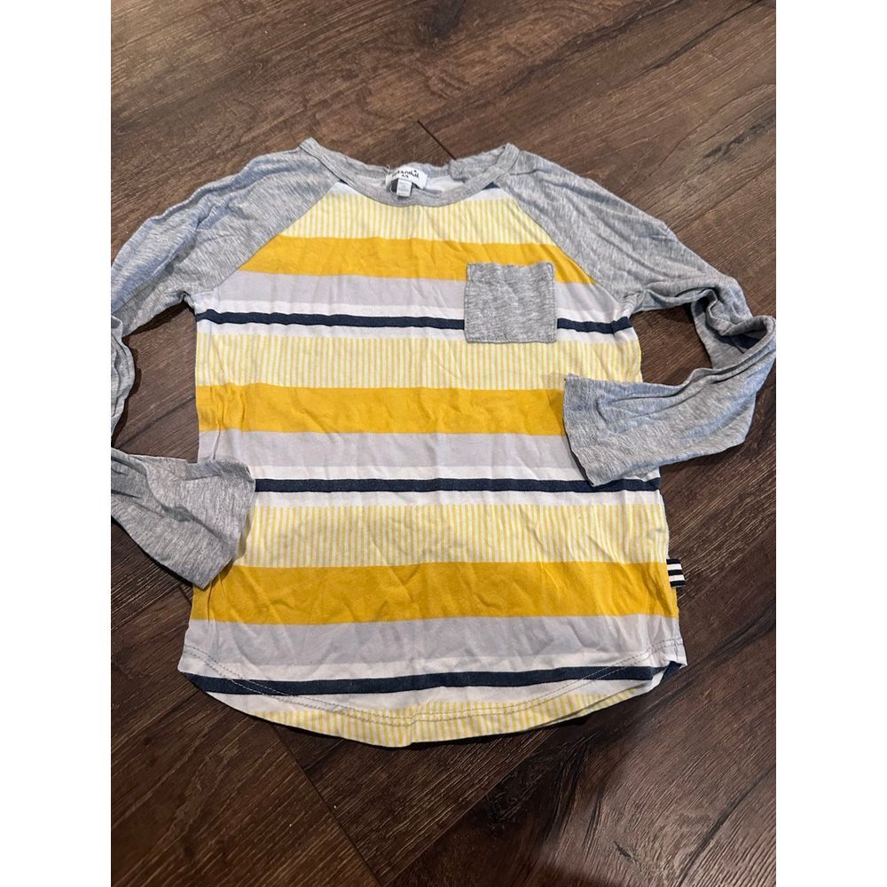 Splendid‎ stripe baseball long sleeve top